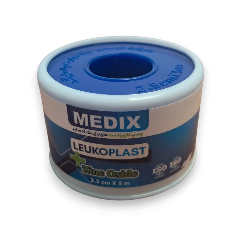 چسب لکوپلاست حاوی زینک اکساید MEDIX