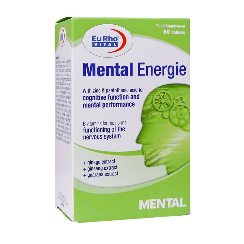 قرص منتال انرژی یوروویتال 60 عدد | Eurho Vital Mental Energie 60 Tabs