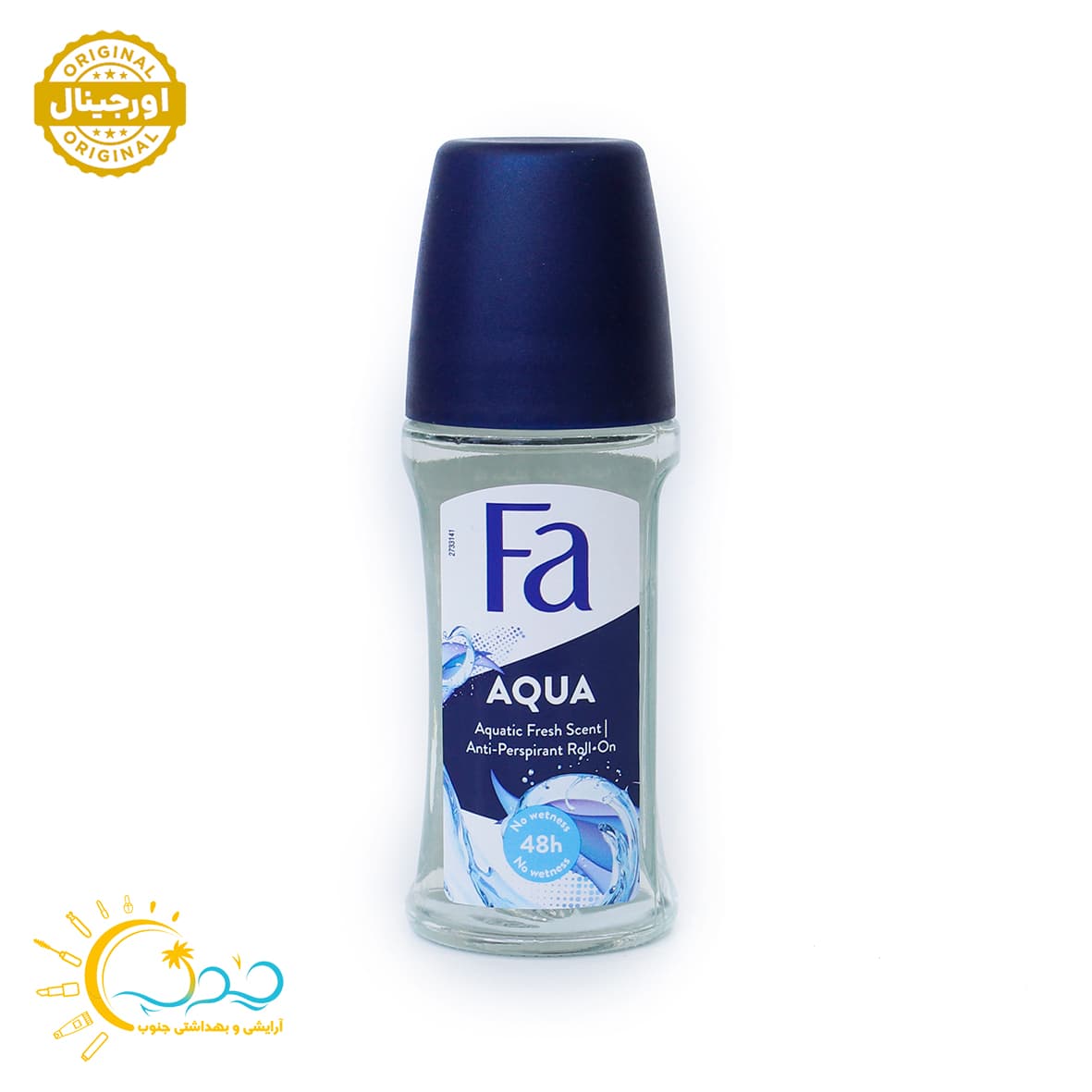 مام رول ضد تعریق زنانه فا 48 ساعته مدل AQUA حجم 50 میل