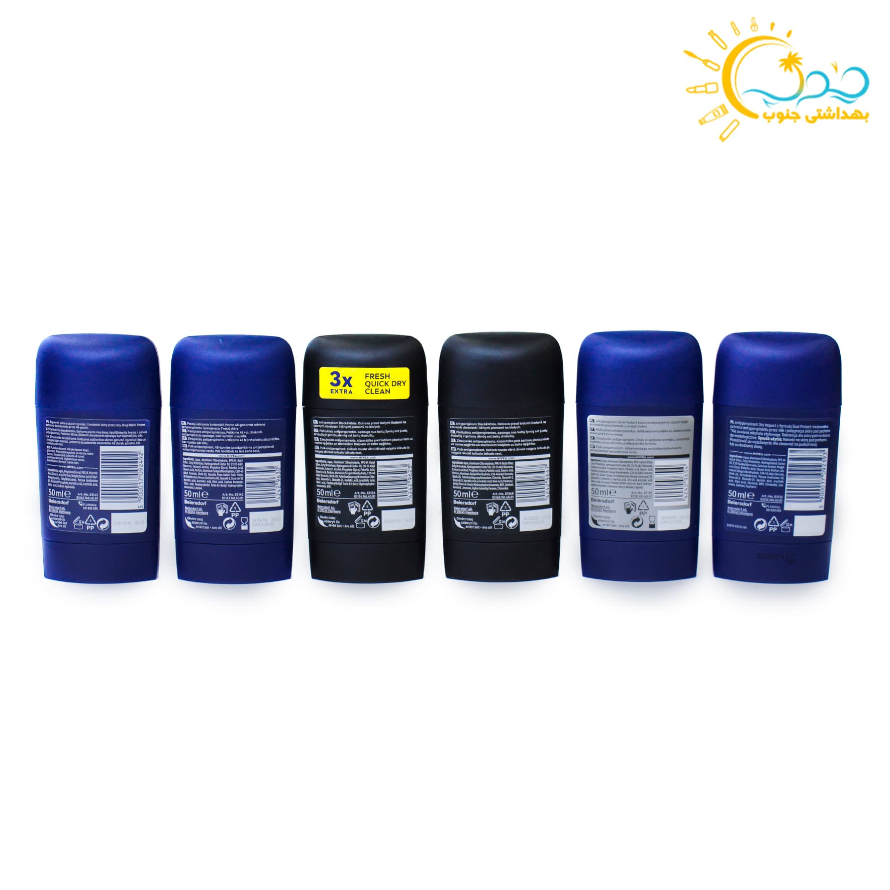 مام مردانه استیکی نیوا NIVEA (12عددی) — تصویر ۵