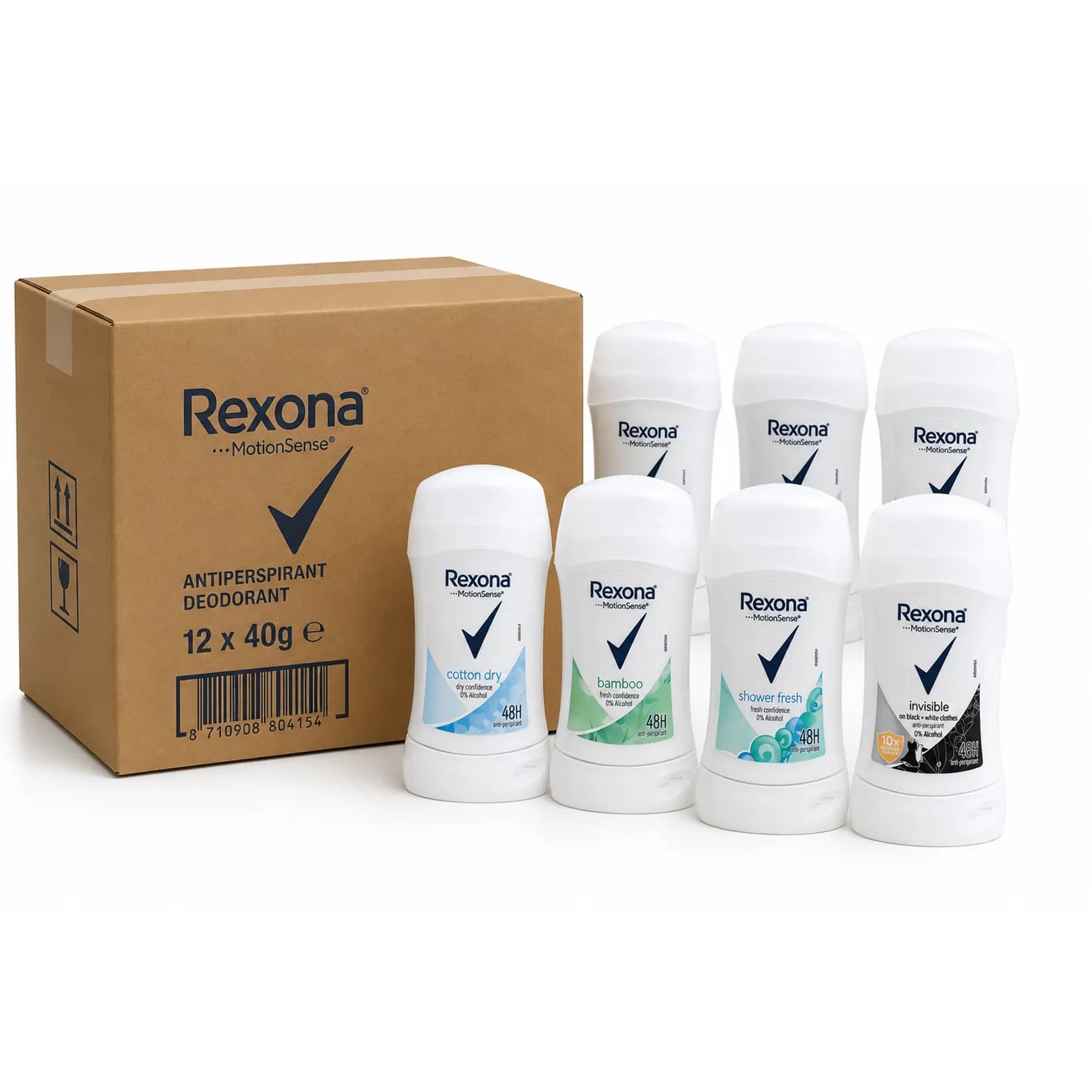 مام صابونی ضد تعریق زنانه رکسونا REXONA (12عددی) — تصویر ۲
