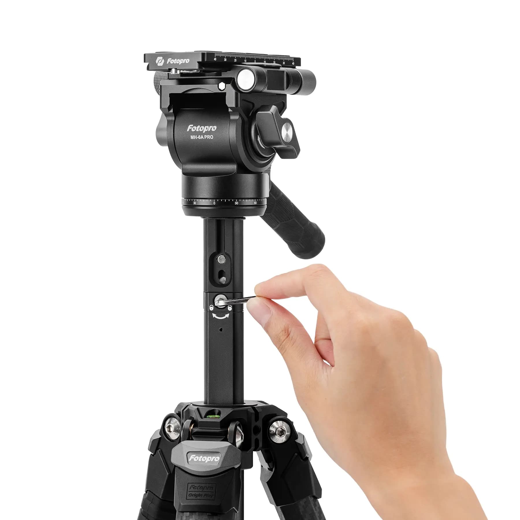 سه پایه دوربین فوتوپرو Fotopro Origin Plus Video — تصویر ۱۱