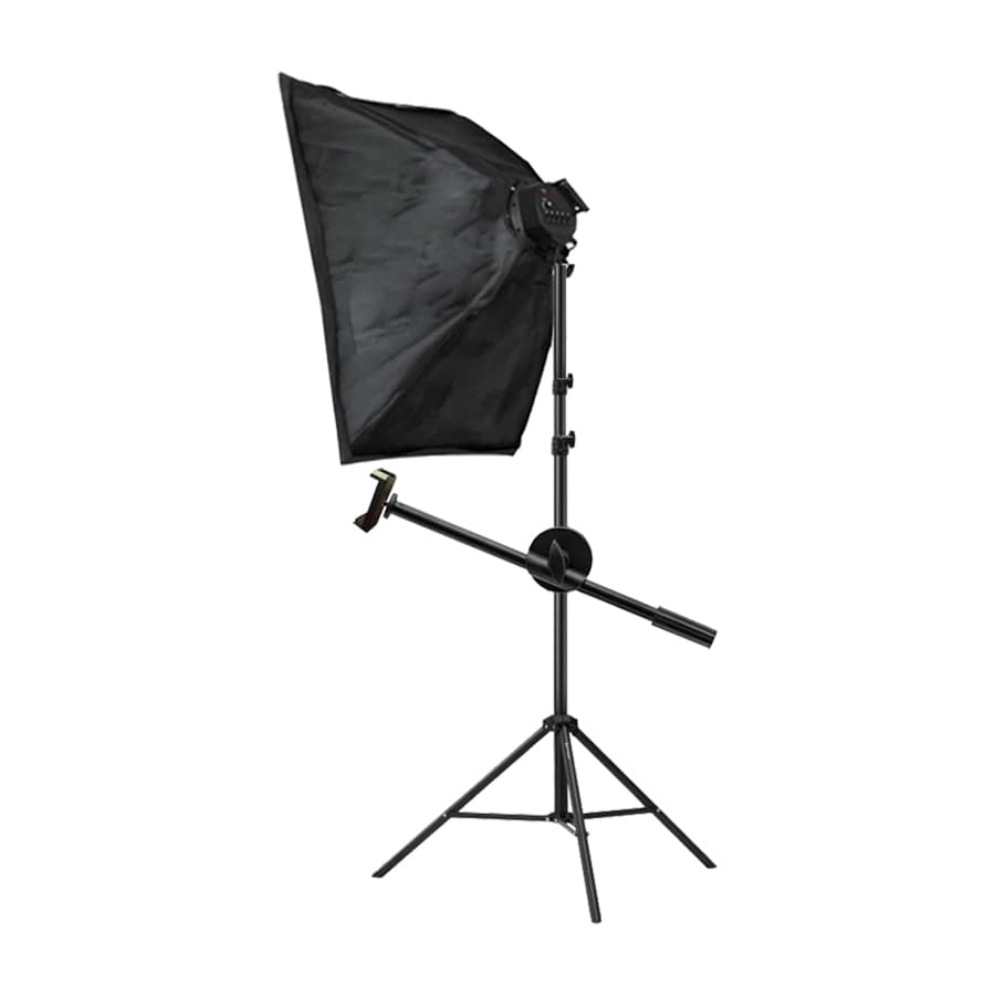 کیت اقتصادی پایه موبایل با سافت باکس 5 لامپ B-kit28