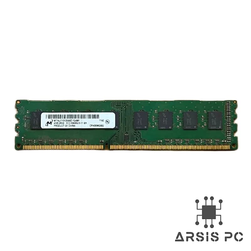 رم دسکتاپ سامسونگ مدل PC3-10600U ظرفیت 4 گیگابایت DDR3 فرکانس 1333MHz تایمینگ CL9