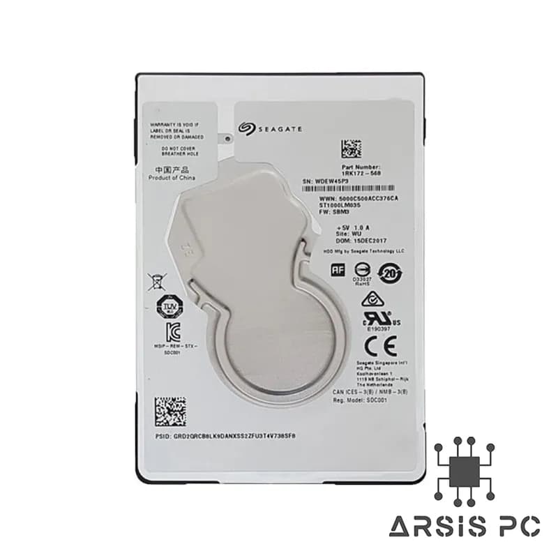 هارد دیسک اینترنال لپ تاپ برند سیگیت 2.5 اینچی Seagate مدل ST1000LM035 ظرفیت 1 ترابایت