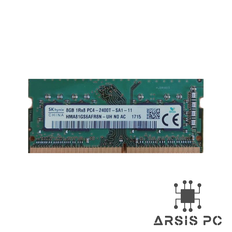 رم لپ‌تاپ sk hynix DDR4 ظرفیت 8 گیگابایت فرکانس 2400MHz (PC4-19200) تایمینگ CL17 — تصویر ۳