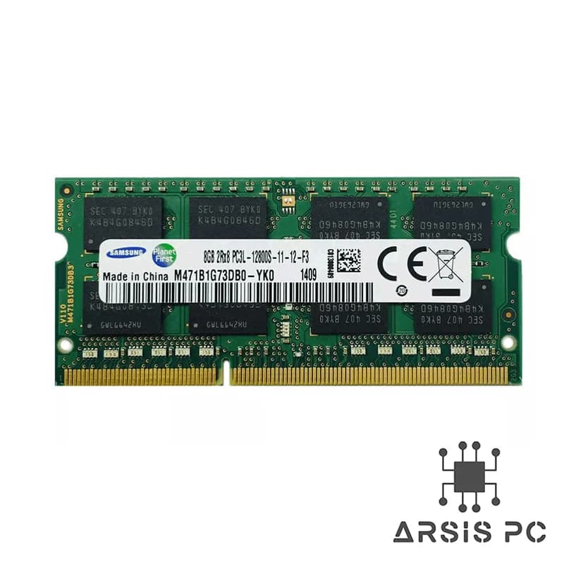 رم لپ‌تاپ سامسونگ تک کاناله مدل M471B1G73EB0-YK0 فرکانس 1600 مگاهرتز DDR3L تایمینگ CL11 حافظه 8 گیگابایت (PC3L-12800) — تصویر ۳