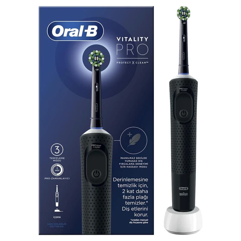 مسواک برقی اورال بی مدل vitality pro protect x clean D103 — تصویر ۱۱