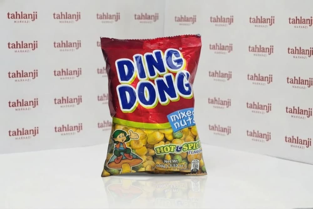 آجیل هندی دینگ دونگ DING DONG مدل قرمز تند با حجم 100 گرم