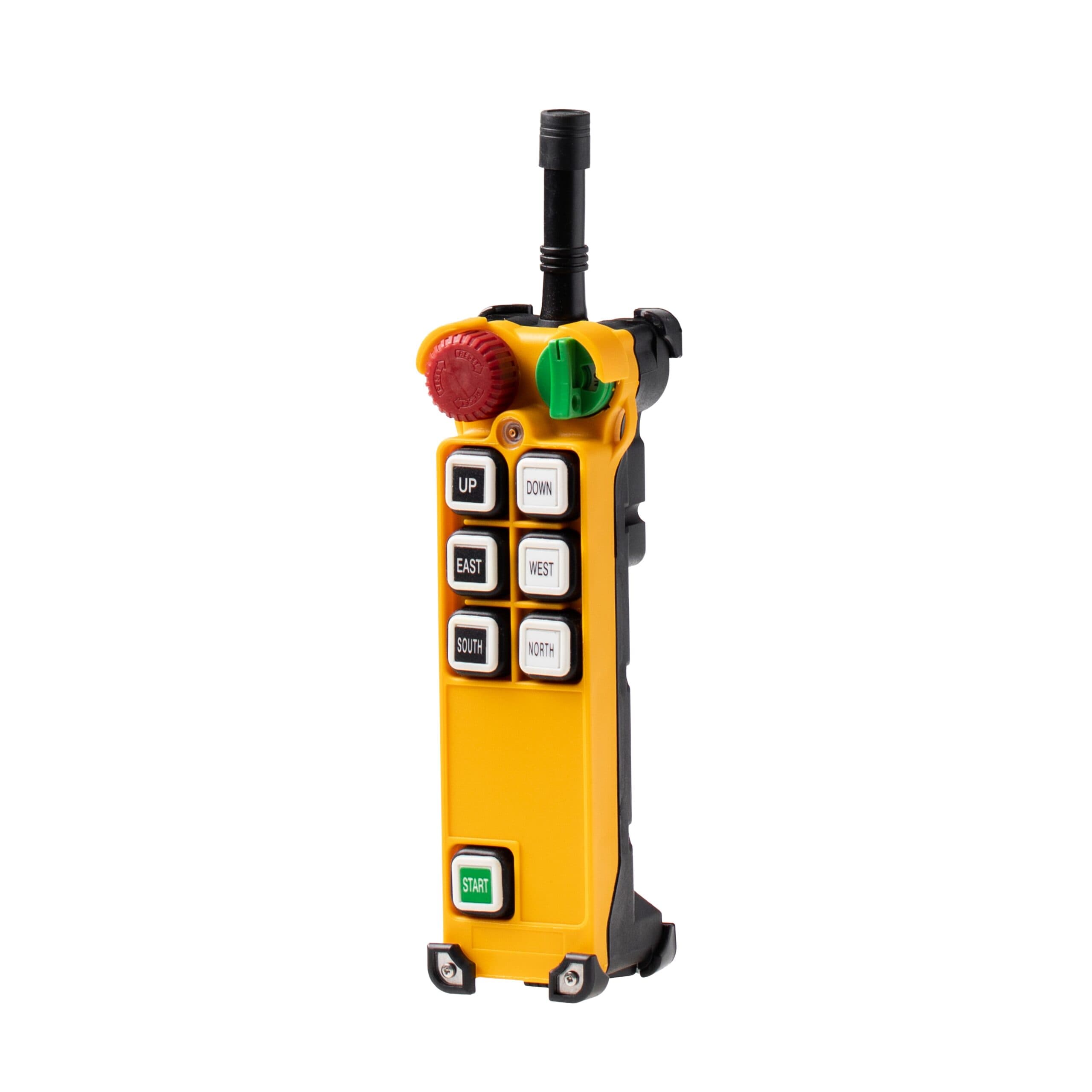 فرستنده ریموت کنترل جرثقیل 6 کلید دو سرعته مدل TELECRANE F24-6D TX