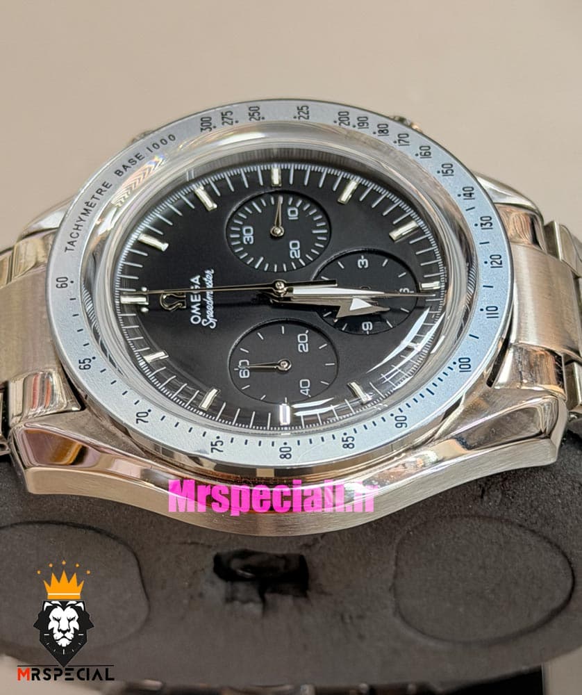 ساعت امگا مردانه اسپید مستر کرنوگراف استیل صفحه مشکی OMEGA Speedmaster 021628 — تصویر ۱۱