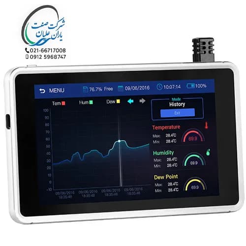 رطوبت سنج / دماسنج دیجیتالی آزمایشگاهی مدل DT-1700H — تصویر ۴