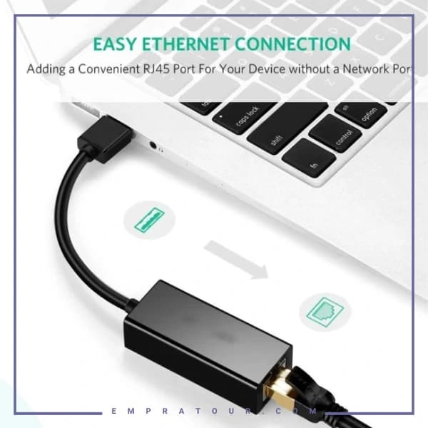 تبدیل USB-A به RJ45 کوتسی 83001-1000M — تصویر ۶