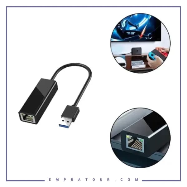 تبدیل USB-A به RJ45 کوتسی 83001-1000M — تصویر ۴