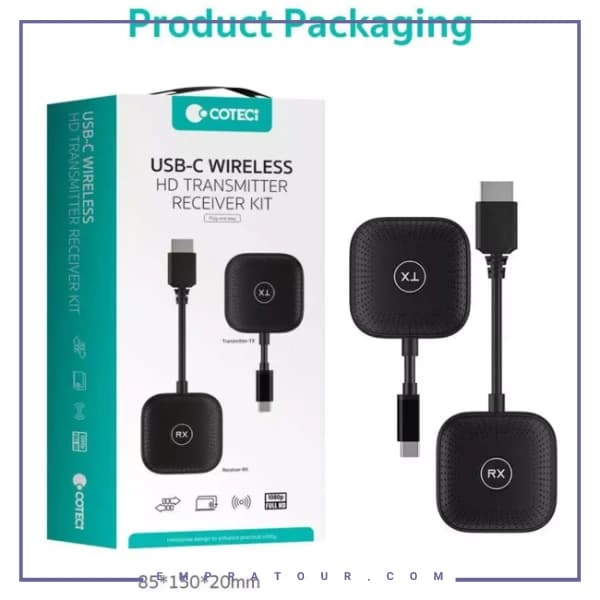 کیت فرستنده و گیرنده تصویر بی سیم HDMI کوتسی OF-050 — تصویر ۳