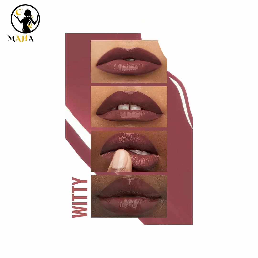رژ لب مایع براق میبلین سوپر استی مدل VINYL INK شماره 40 رنگ WITTY — تصویر ۹