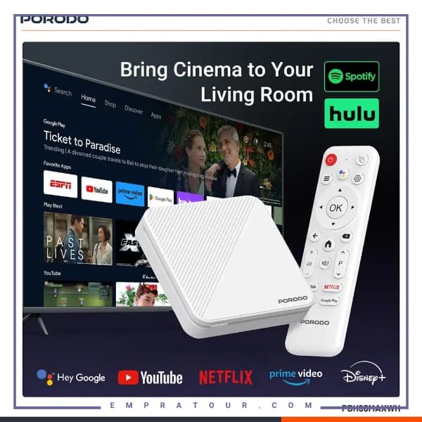 اندروید باکس 4K پرودو PDH96MAXWH — تصویر ۵