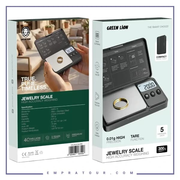 ترازوی جواهرات گرین لاین GNJWSCALEBK — تصویر ۴