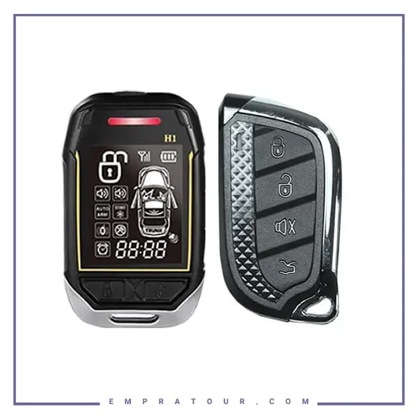 دزدگیر جفت ریموت تصویری شارژی خودرو LF861 — تصویر ۱۰