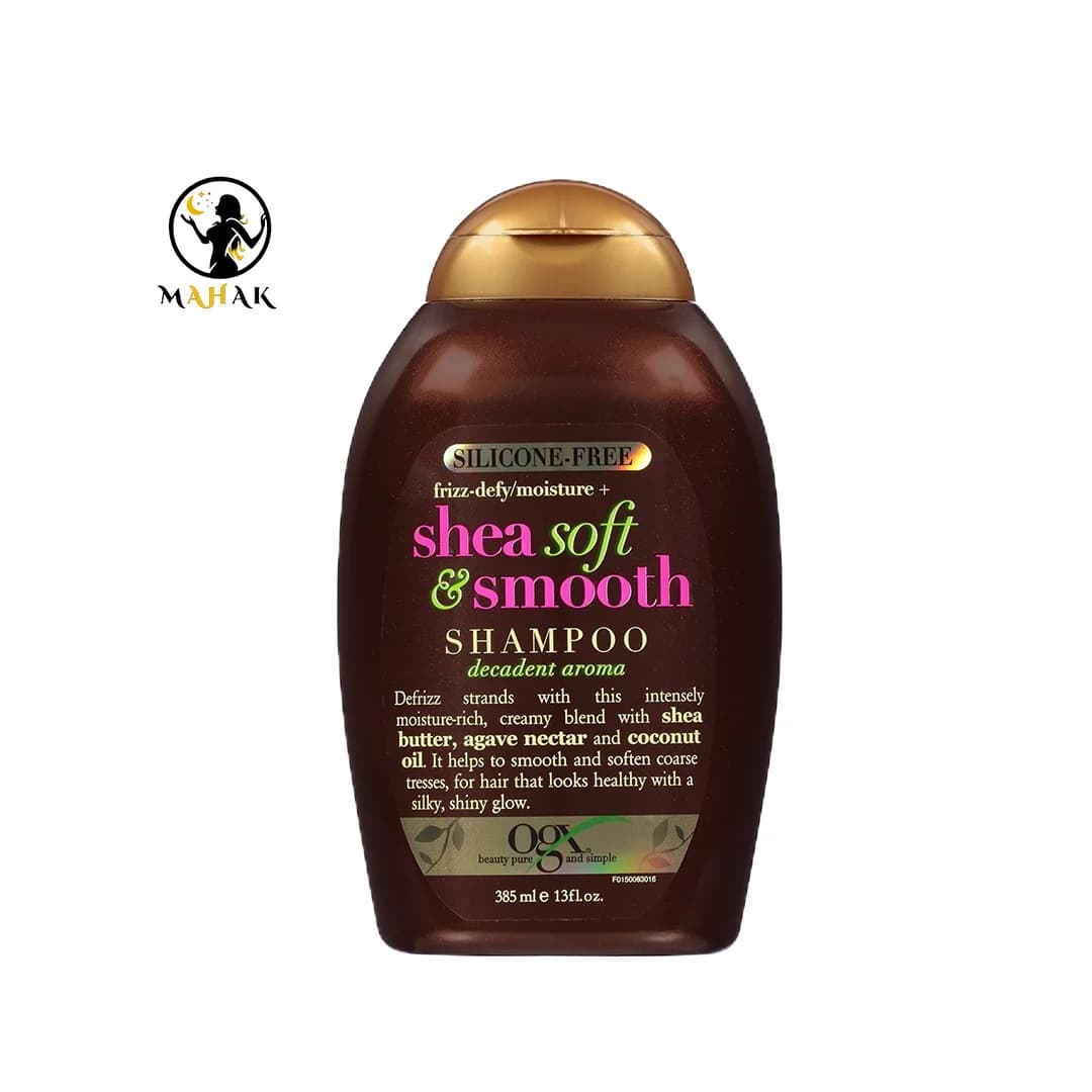 شامپو شی باتر صاف کننده مو او جی ایکس Ogx Shea Soft And Smooth