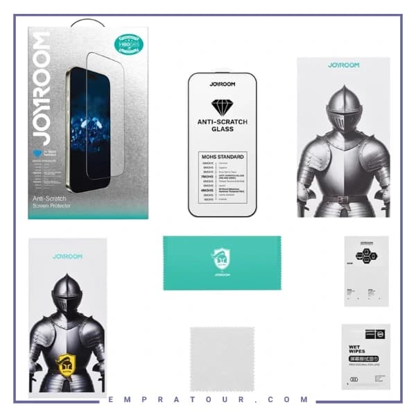 گلس شیشه ای آیفون 17 پرو جویروم JR-MQS0568 — تصویر ۸