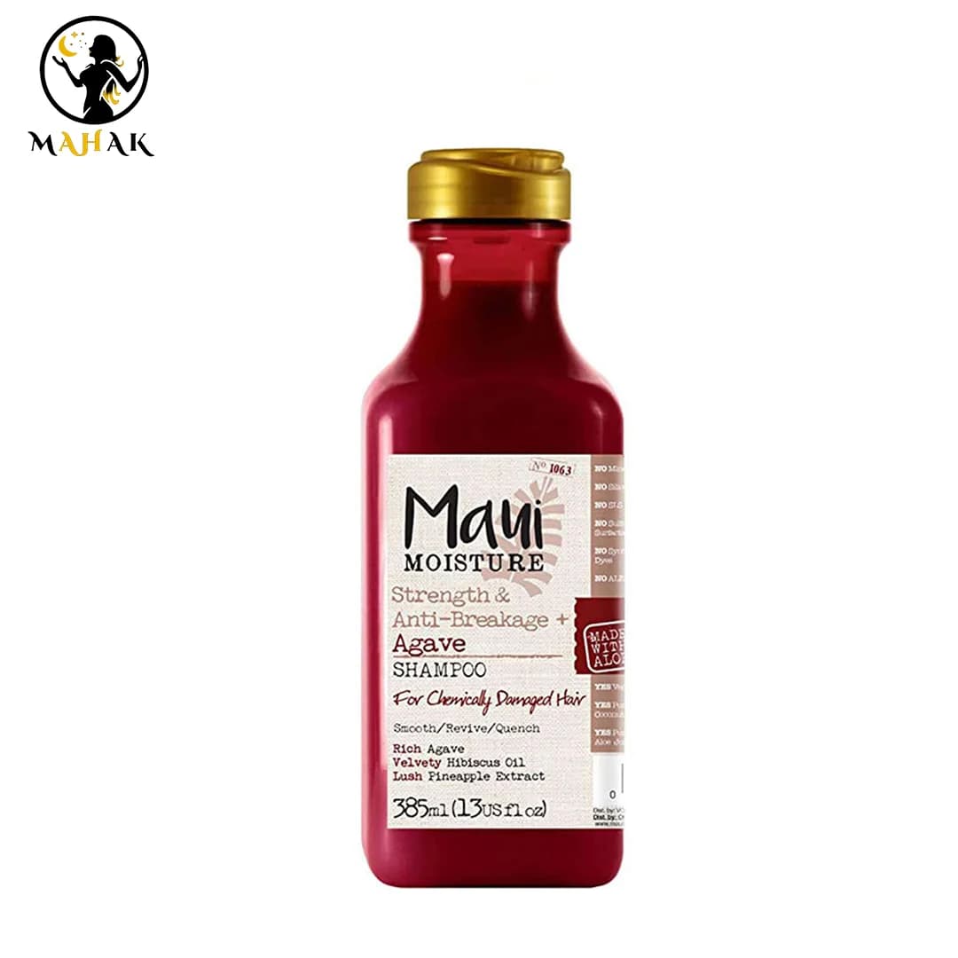 شامپو استحکام بخش آگاوه maui moisture حاوی آلوئه ورا ( ضد موخورگی و ترمیم کننده) حجم 385