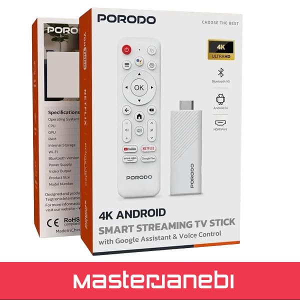 اندروید باکس 4K پرودو PDH313WH — تصویر ۱۲