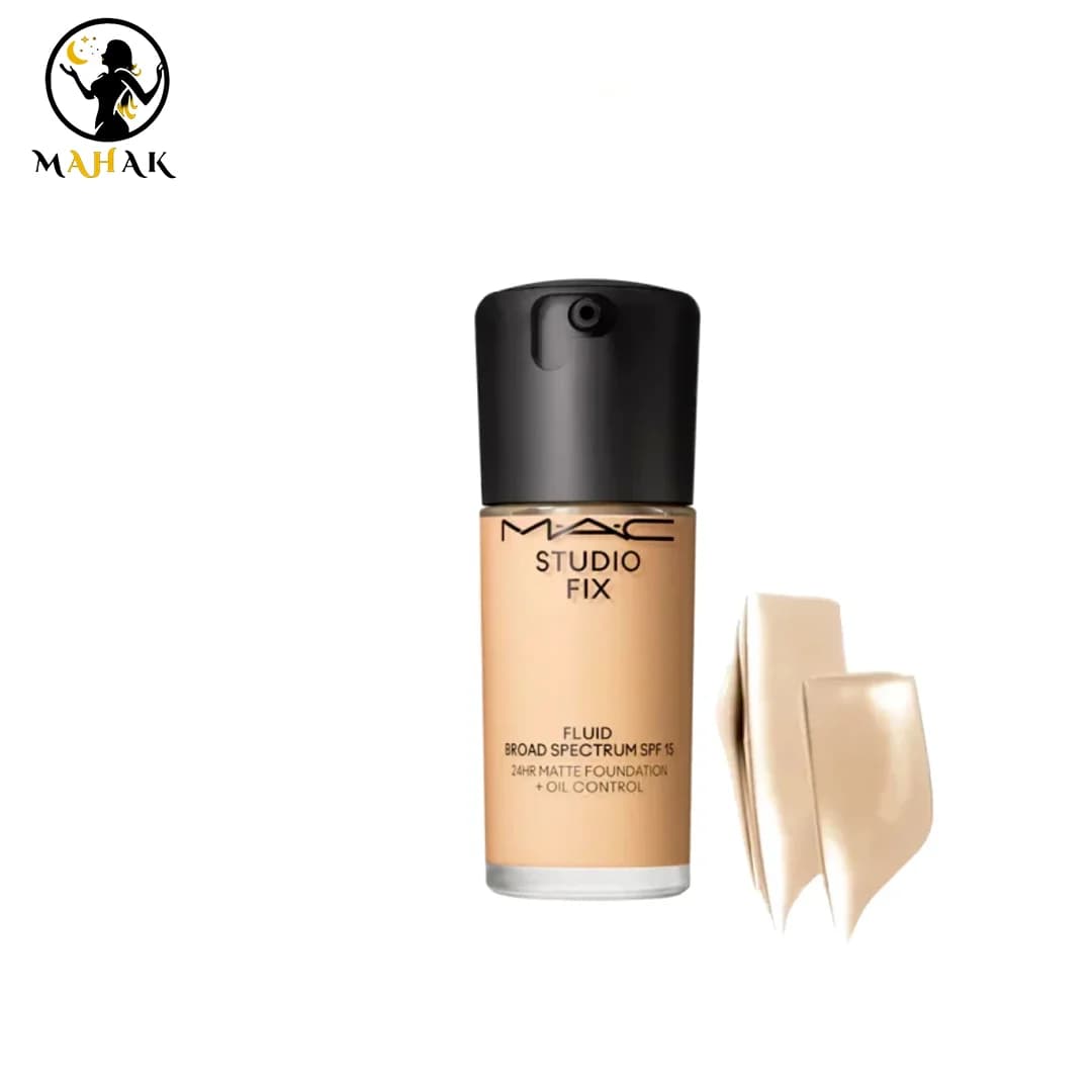 کرم پودر فلوئید استودیو فیکس مک MAC Studio Fix Fluid Cream Foundation SPF15 NC15