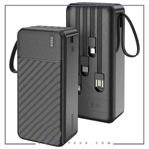 پاوربانک 30000 با کابل متصل پرودو PDPBJ35BK — تصویر ۲