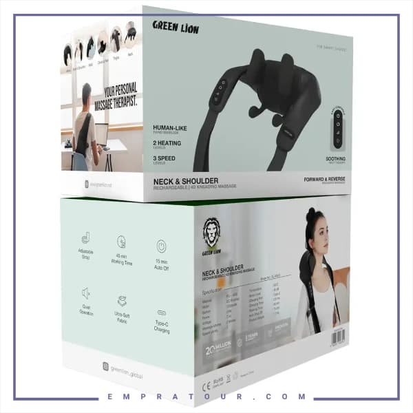 ماساژور چهاربعدی گردن و شانه گرین لاین GNNSHMSSRBK — تصویر ۵