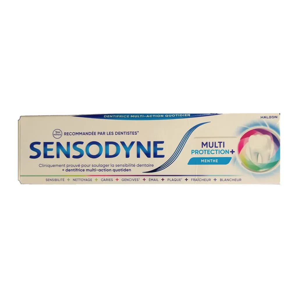 خمیر دندان محافظ چندگانه سنسوداین sensodyne مدل مولتی پروتکشن multi-protection — تصویر ۹