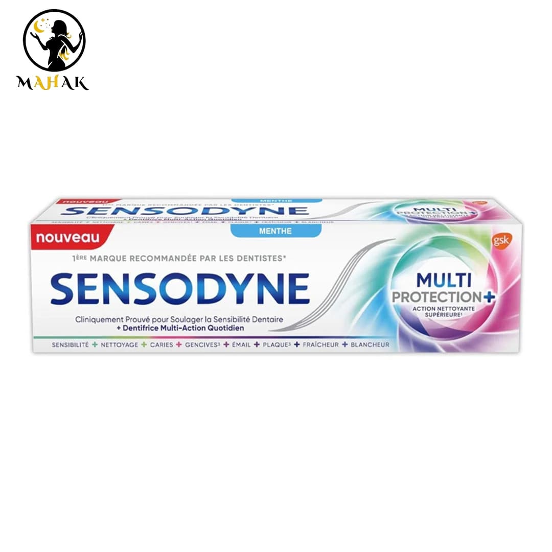 خمیر دندان محافظ چندگانه سنسوداین sensodyne مدل مولتی پروتکشن multi-protection — تصویر ۷