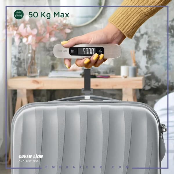 ترازوی دیجیتال چمدان گرین لاین GNDLUSCL50SL — تصویر ۶