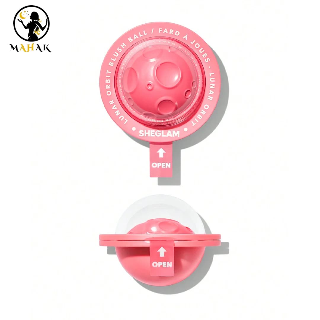 رژ گونه و رژ لب فضایی شیگلم sheglam مدل Lunar Orbit Blush Ball — تصویر ۵