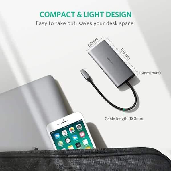 هاب 8 پورت USB-C یوگرین مدل CM121 کد 50538 — تصویر ۷