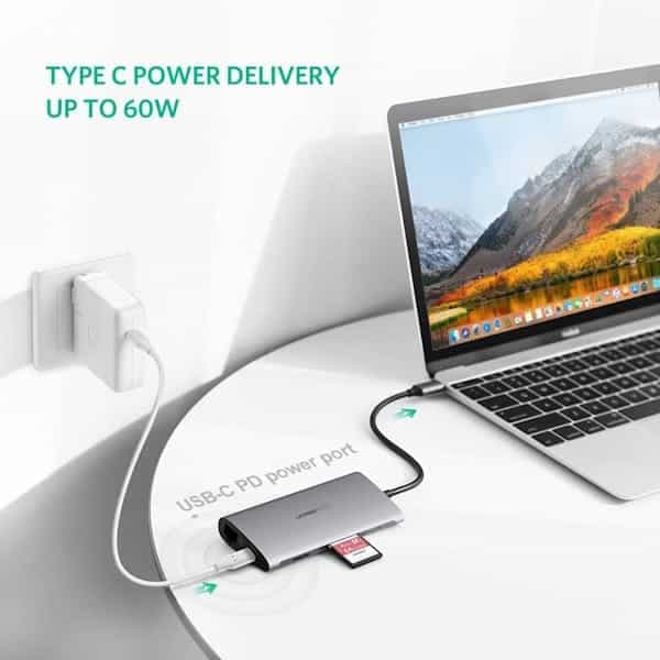هاب 8 پورت USB-C یوگرین مدل CM121 کد 50538 — تصویر ۹