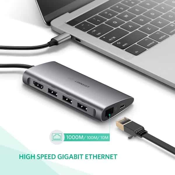 هاب 8 پورت USB-C یوگرین مدل CM121 کد 50538 — تصویر ۶