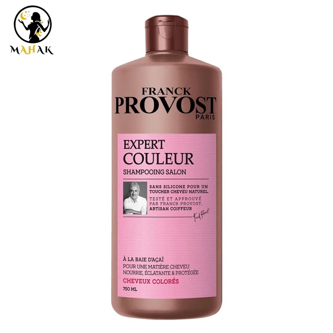 شامپو تثبیت کننده رنگ موهای رنگ شده فرانک پرووست franckprovost مدل expert couler