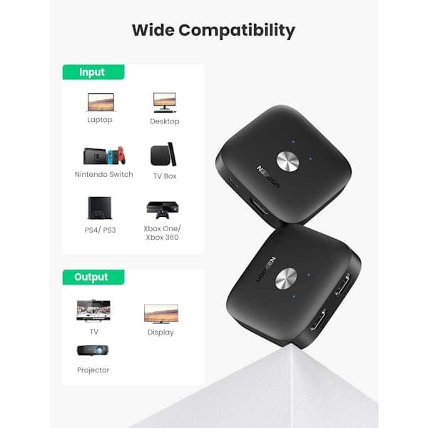 سوئیچ HDMI 2.0 4K یوگرین مدل CM333 کد 80126 — تصویر ۷
