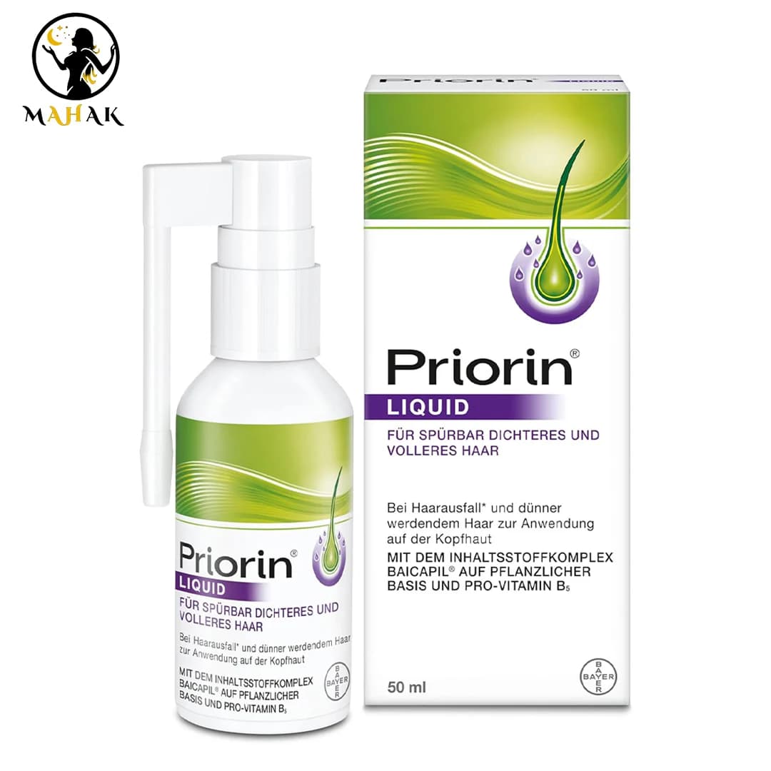 لیکوئید ( محلول ) ضد ریزش و تقویت کننده مو پریورین بایر Priorin Liquid Pump Solution — تصویر ۵
