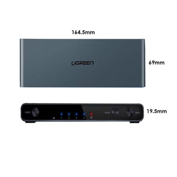 سوئیچ 4 در یک HDMI یوگرین مدل CM201 کد 50745 — تصویر ۷