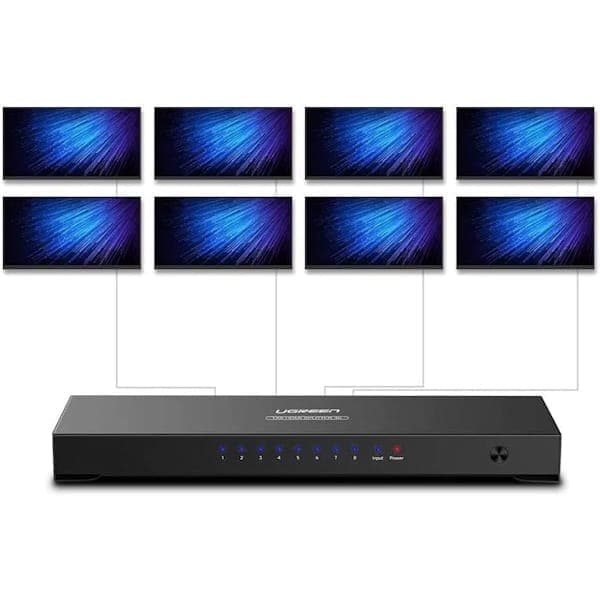 اسپلیتر 9 پورت HDMI یوگرین کد 40203 — تصویر ۵