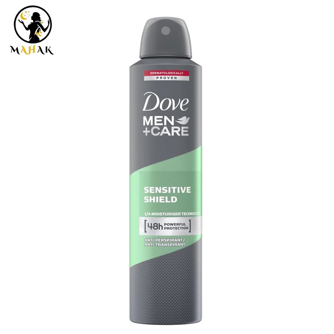 اسپری ضد تعریق مردانه داو 250میل مدل سنسیتیو شیلد SENSITIVE SHIELD — تصویر ۳