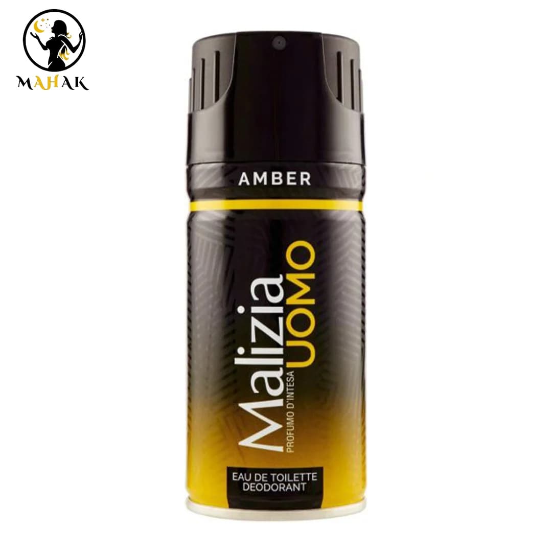 اسپری دئودورانت مالزیا زرد مدل امبر Amber اصل — تصویر ۴