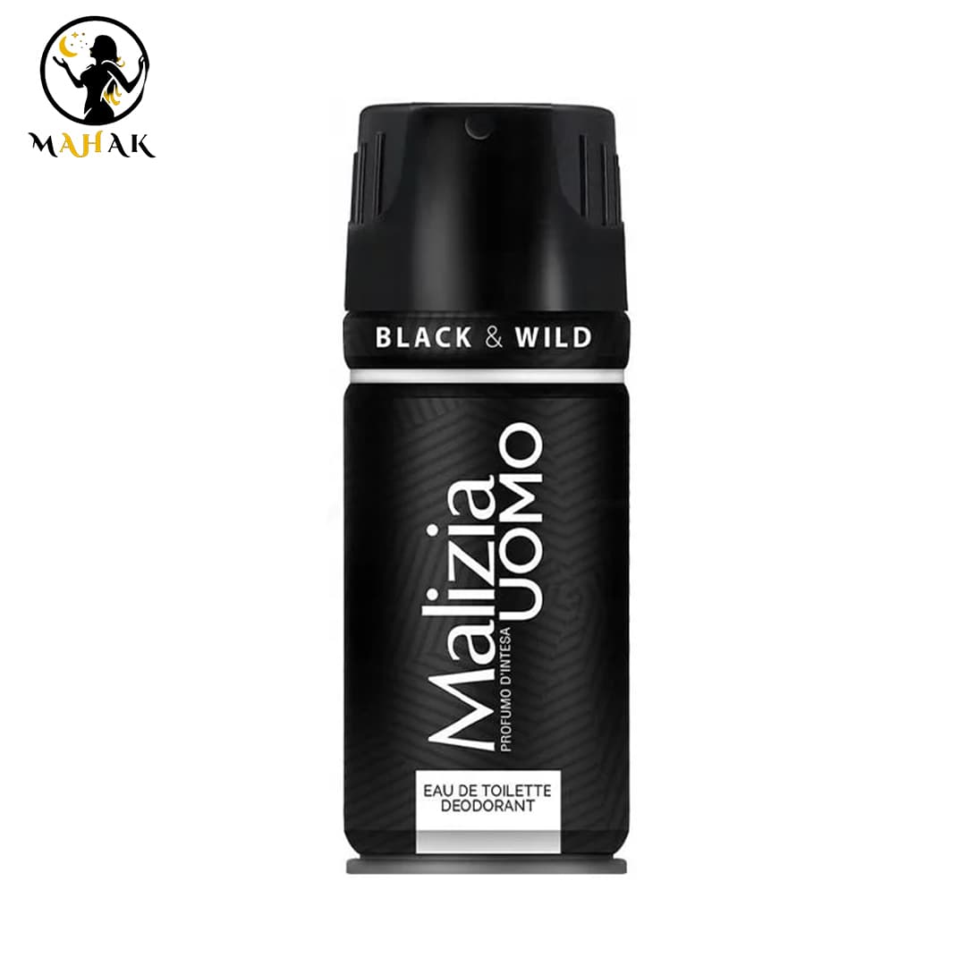 اسپری دئودورانت مالزیا مدل بلک اند وایلد Black and Wild اصل