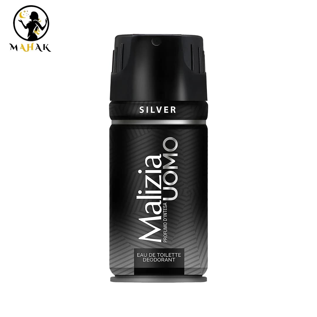 اسپری دئودورانت مالزیا نقره ای مدل سیلور Sliver اصل — تصویر ۲