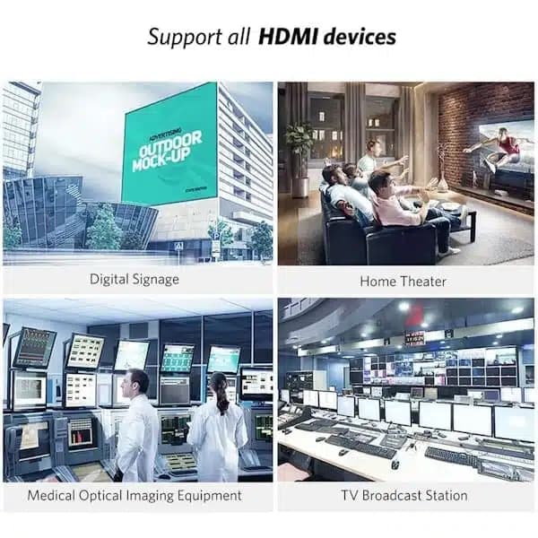 تبدیل تقویت کننده سیگنال HDMI Female یوگرین کد 40265 — تصویر ۳