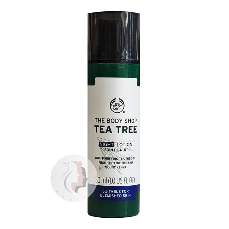 لوسیون شب tea tree بادی شاپ حجم 30 میل — تصویر ۲