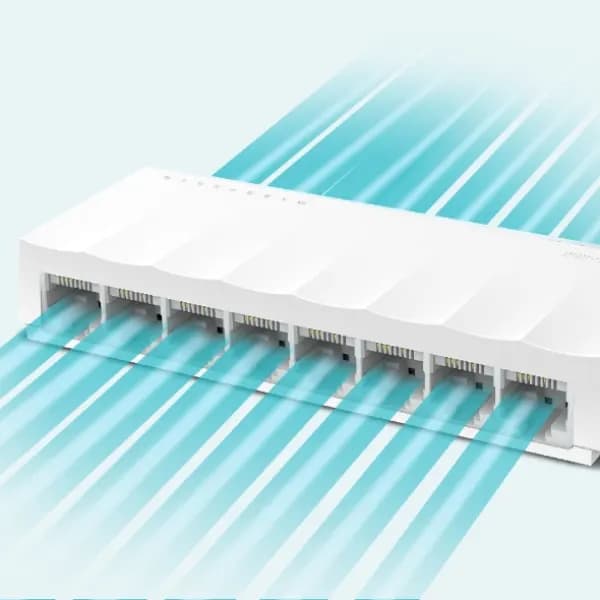 سوئیچ 8 پورت دسکتاپ 10/100تی پی لینک LS1008 — تصویر ۹