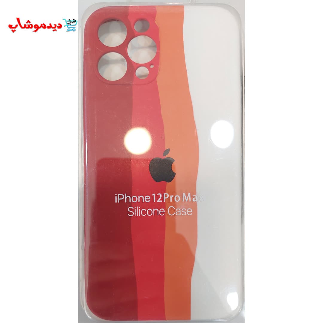کاور سیلیکونی رنگی ایفون 12 پرو مکس